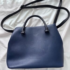 Pixie Mood Navy Satchel with Black Straps